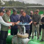 Bupati Ikram M Sangadji, Wabup Ahlan Djumadil, Sekda Bahri Sudirman dan sejumlah pimpinan OPD lakukan launching WTP Fidi Jaya